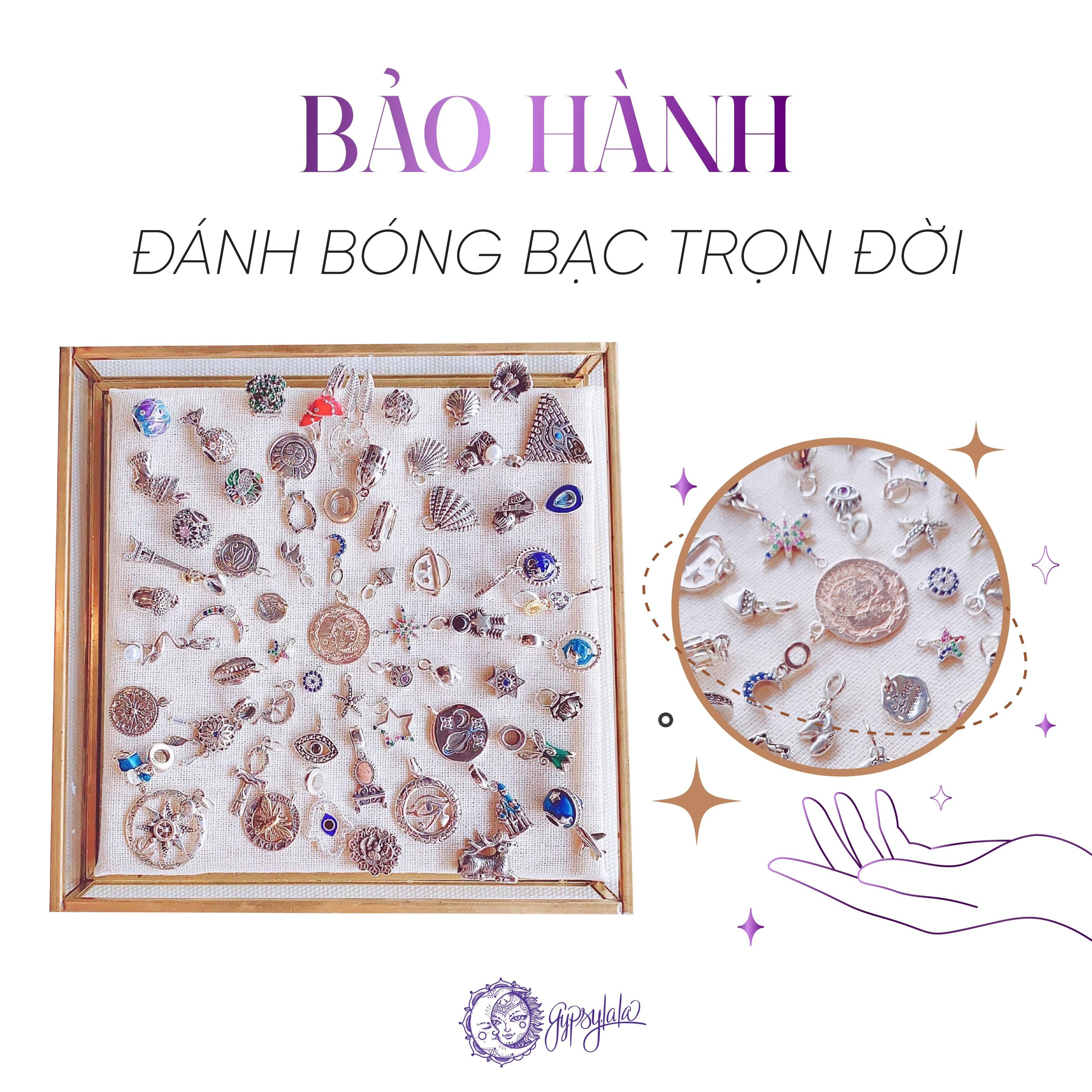 Mô tả Lắc Tay Trái Tim Đá Topaz Thiên Nhiên SP005765 Gypsy.lala - 7