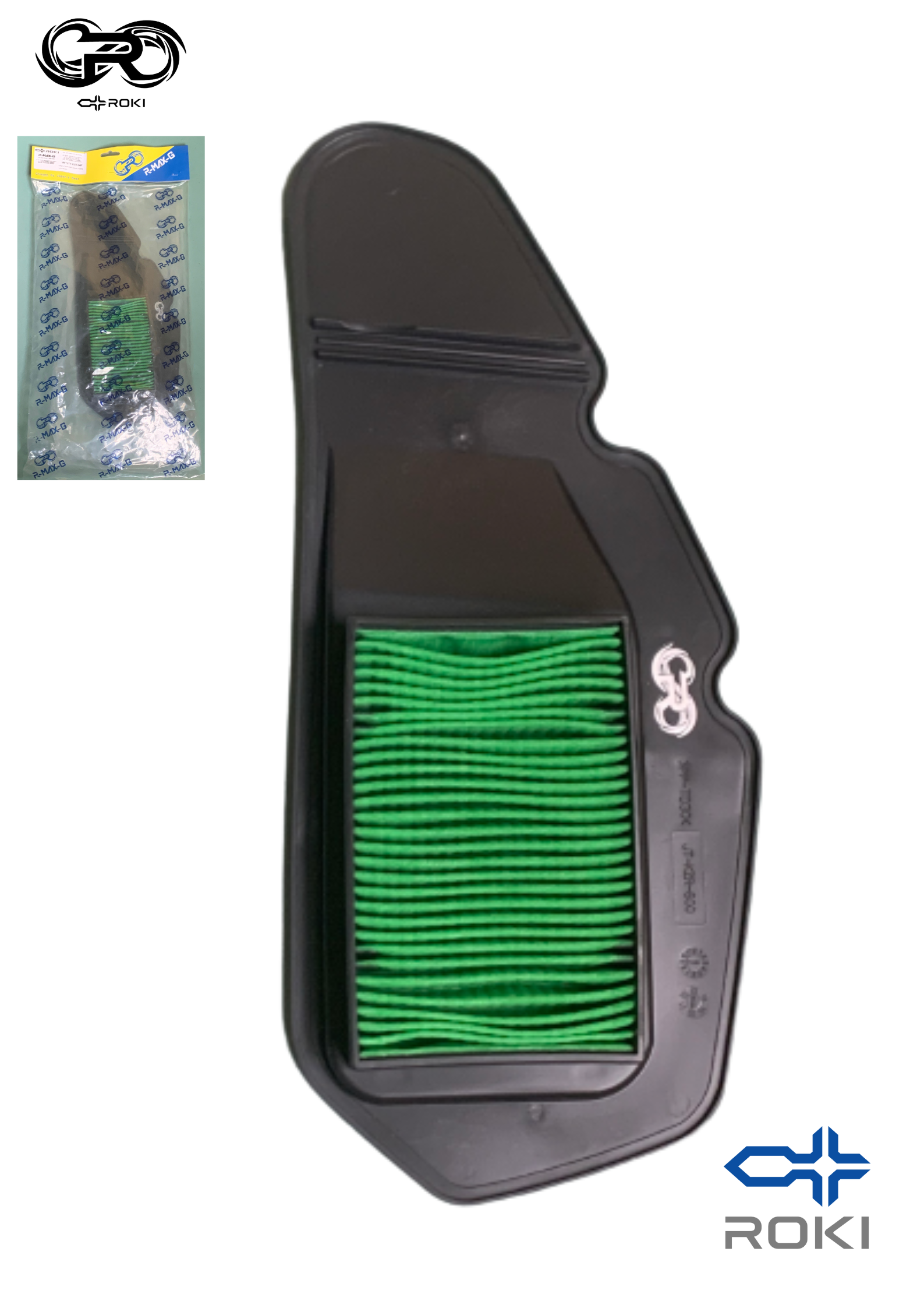 Mô tả Lọc gió R-MAX-G ROKI cho xe Honda Air Blade 125, Click 125i, Vario 125, SH mode, PCX 125/150 - 1