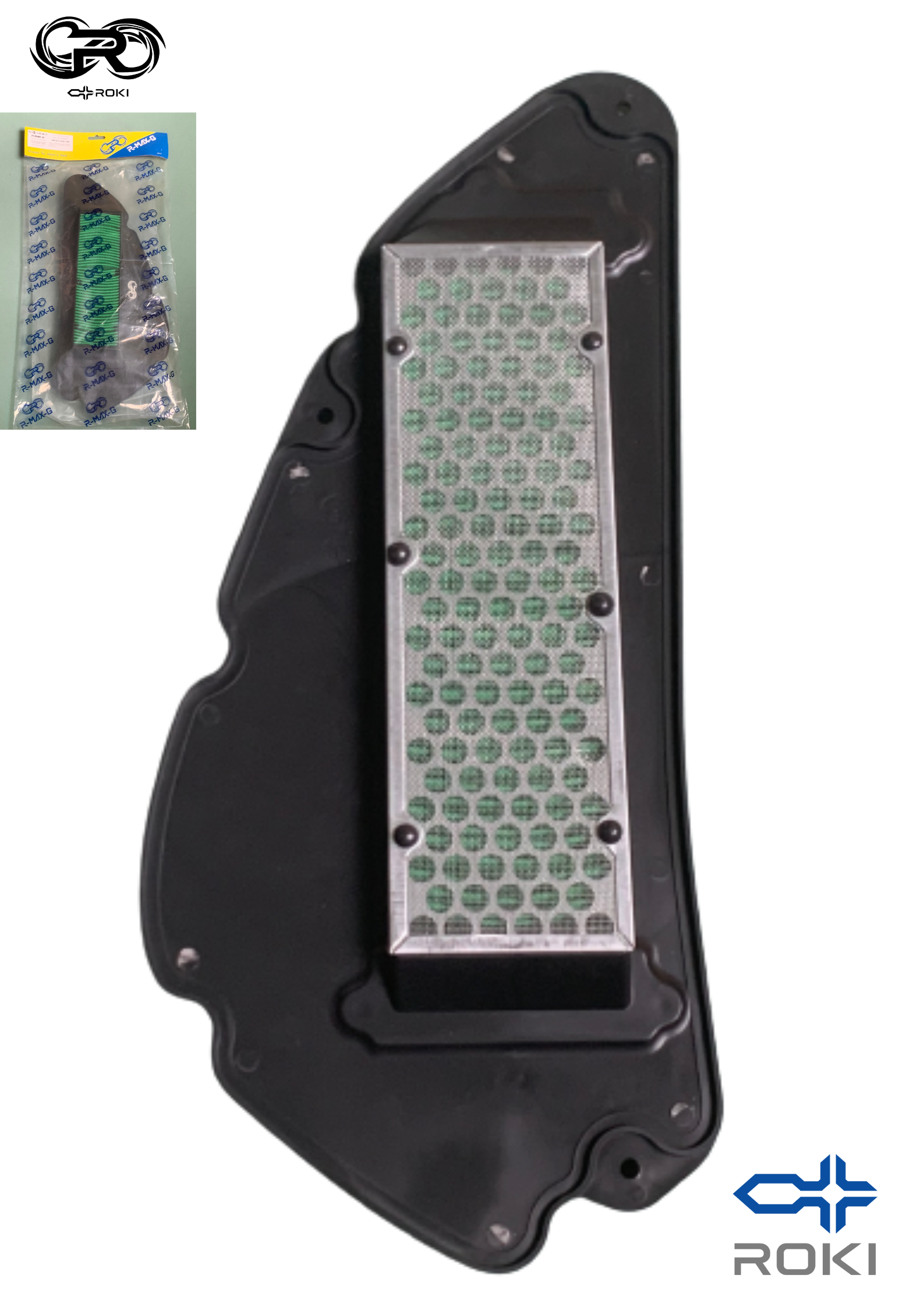 Mô tả Lọc gió R-MAX-G của ROKI JAPAN cho xe SH NEW 2020 trở đi. - 2