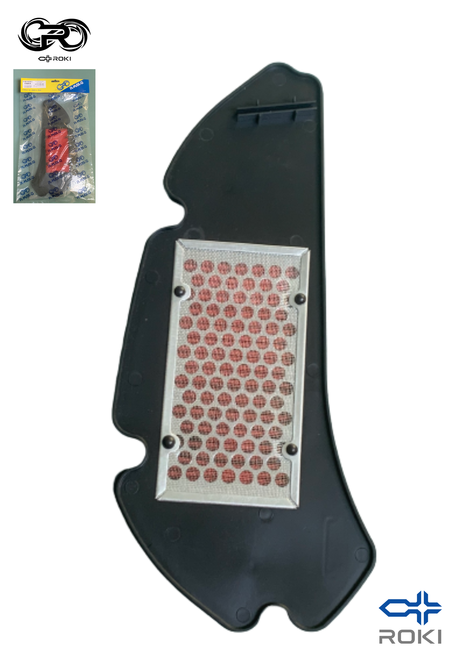 Mô tả Lọc gió R-MAX-G của ROKI JAPAN cho xe SH Ý - 2