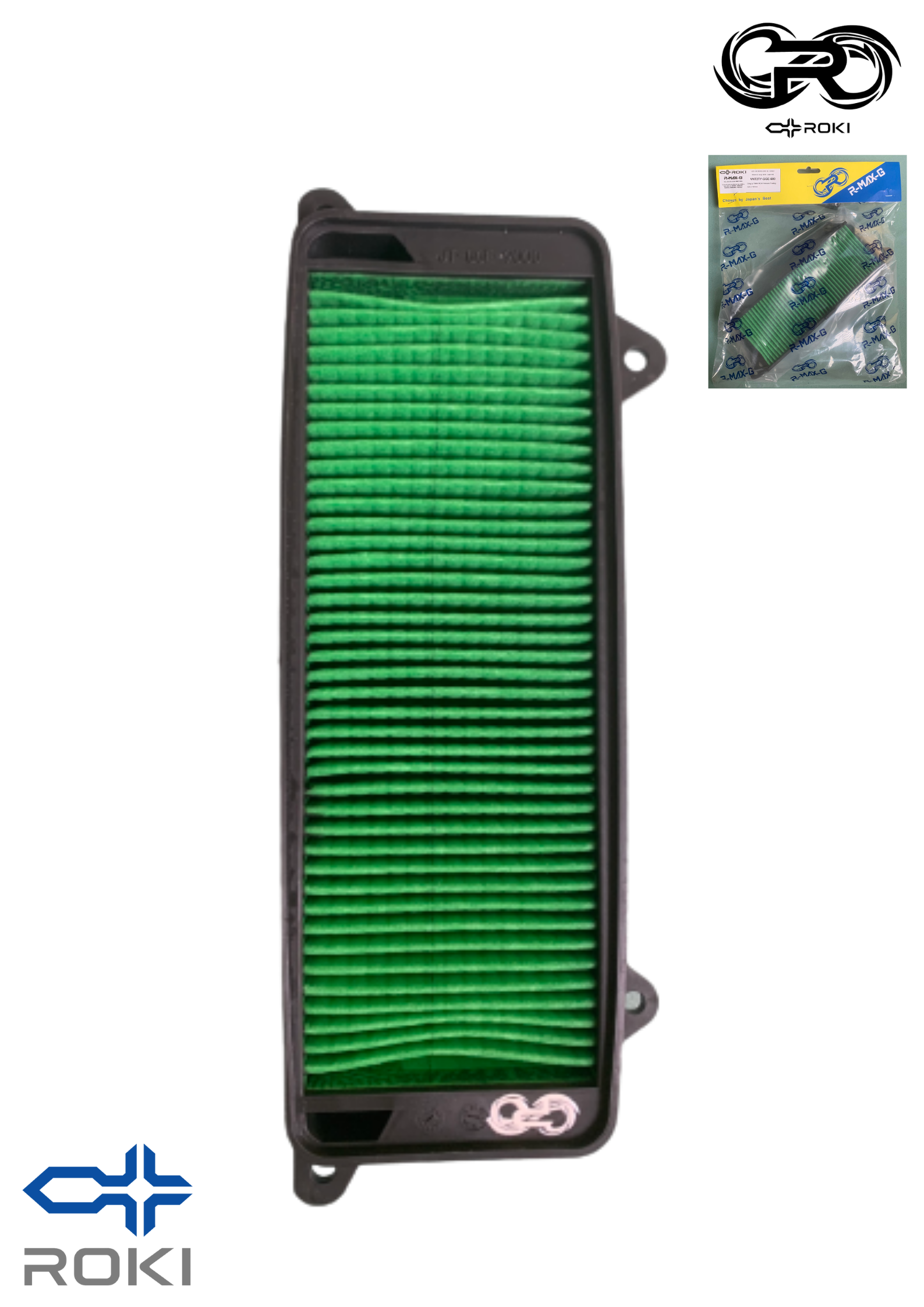 Mô tả Lọc gió R-MAX-G của ROKI JAPAN cho xe Honda SCR - Lead 110 - 1