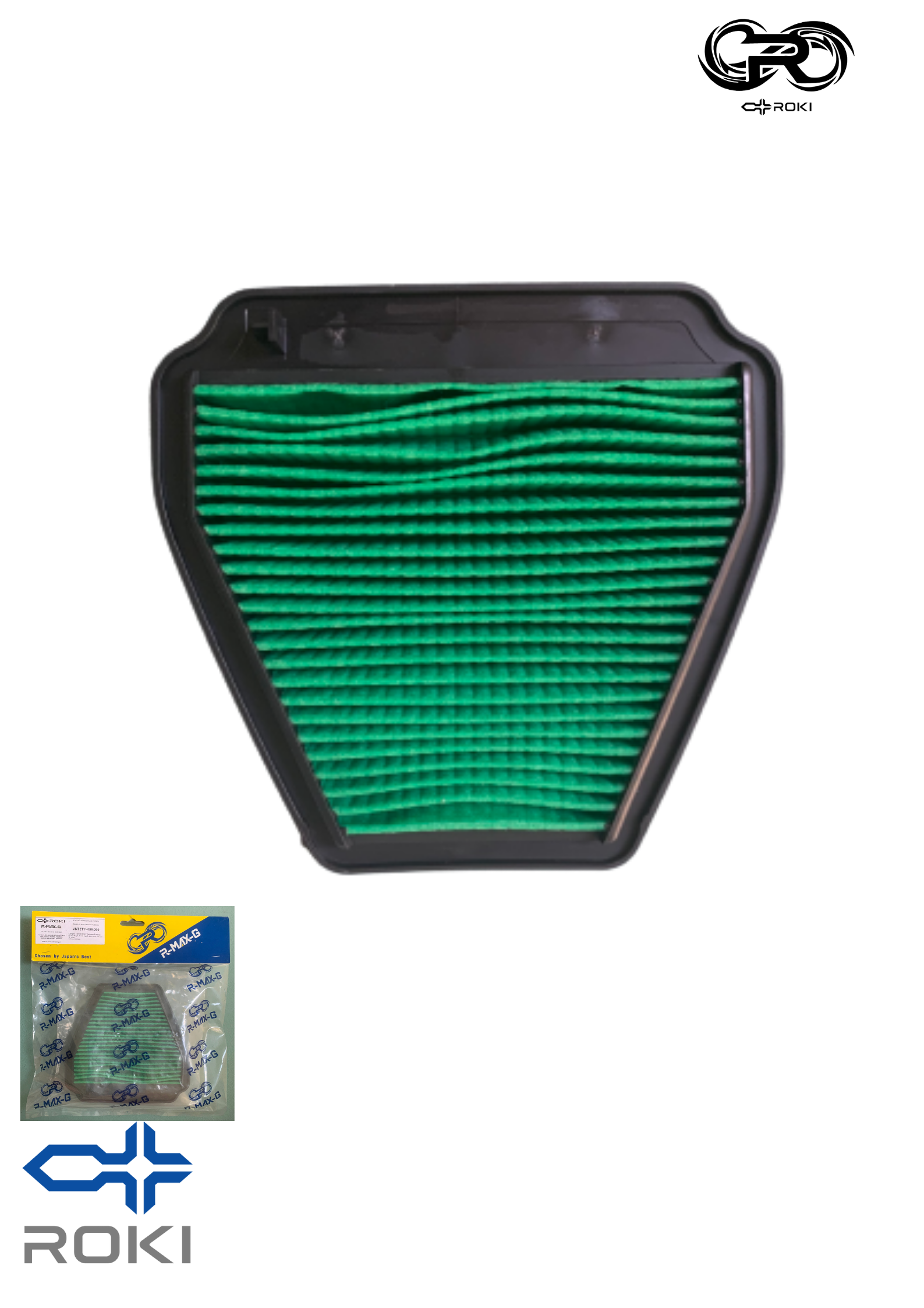 Mô tả Lọc gió R-MAX-G của ROKI JAPAN cho xe Winner V1, Sonic - 1