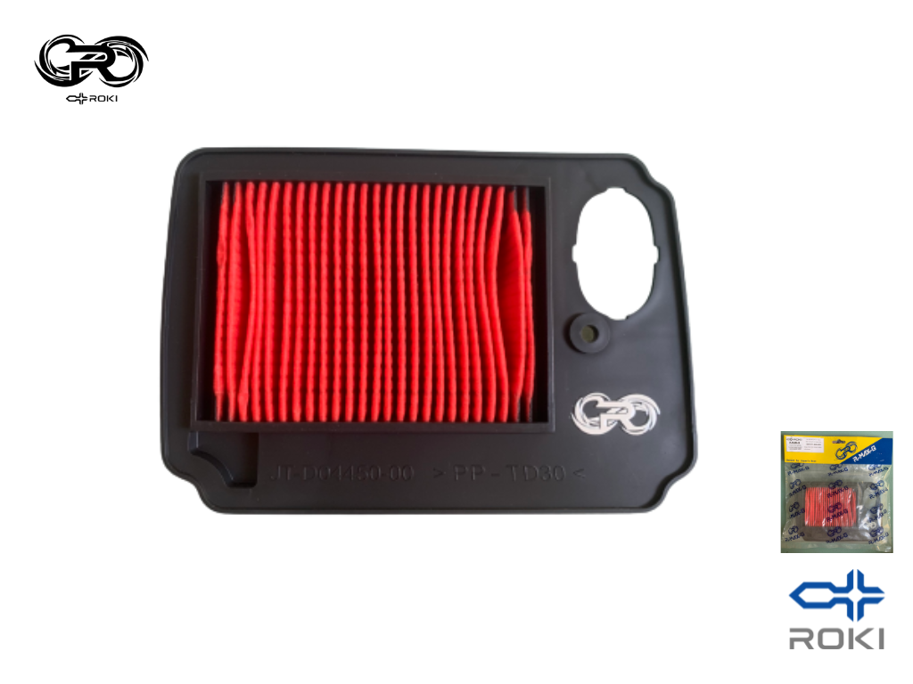 Lọc gió R-MAX-G của ROKI JAPAN cho xe Yamaha Mio 2, Classico, Fino ...