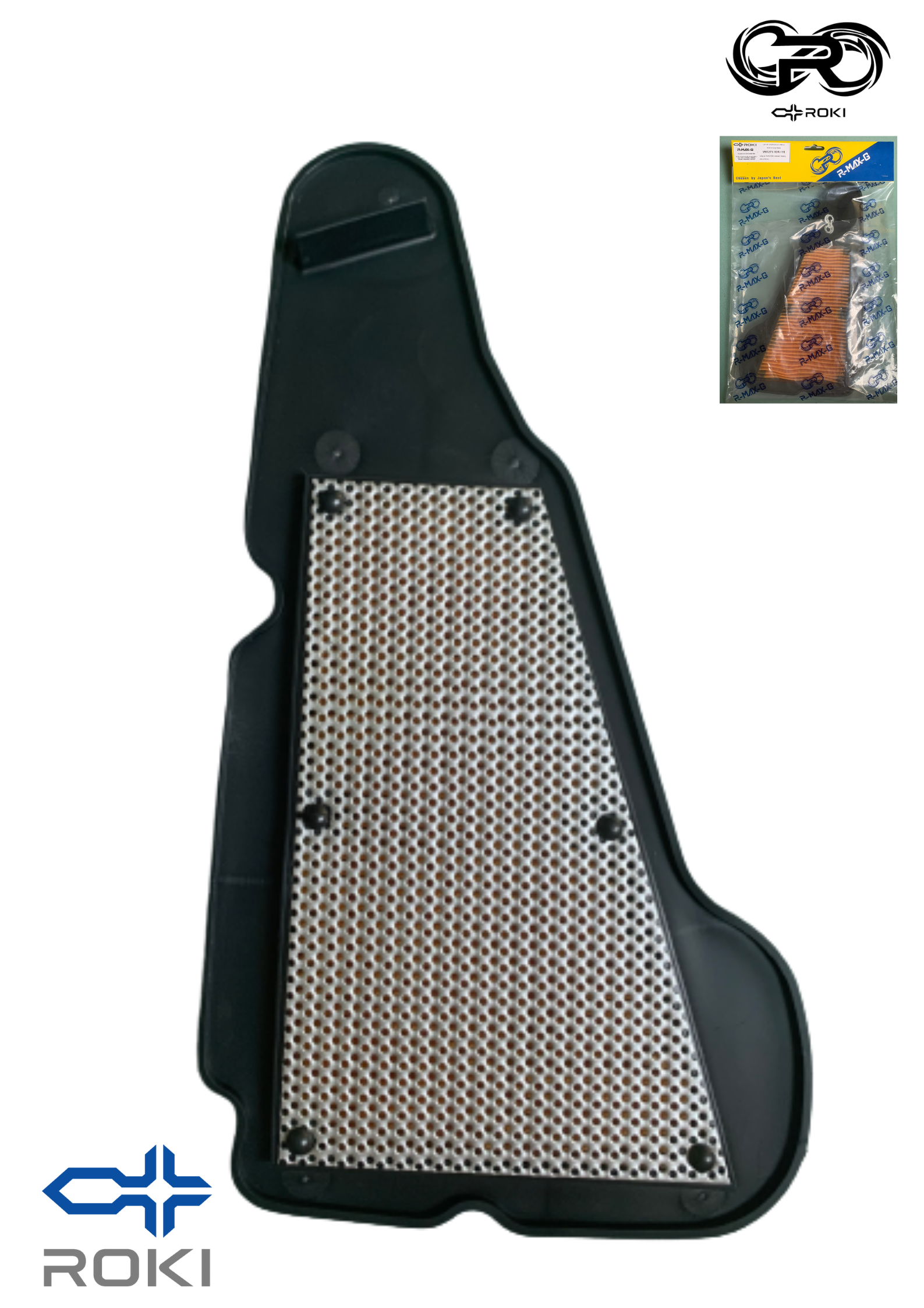 Mô tả Lọc gió R-MAX-G của ROKI JAPAN cho xe Yamaha Nozza - 3