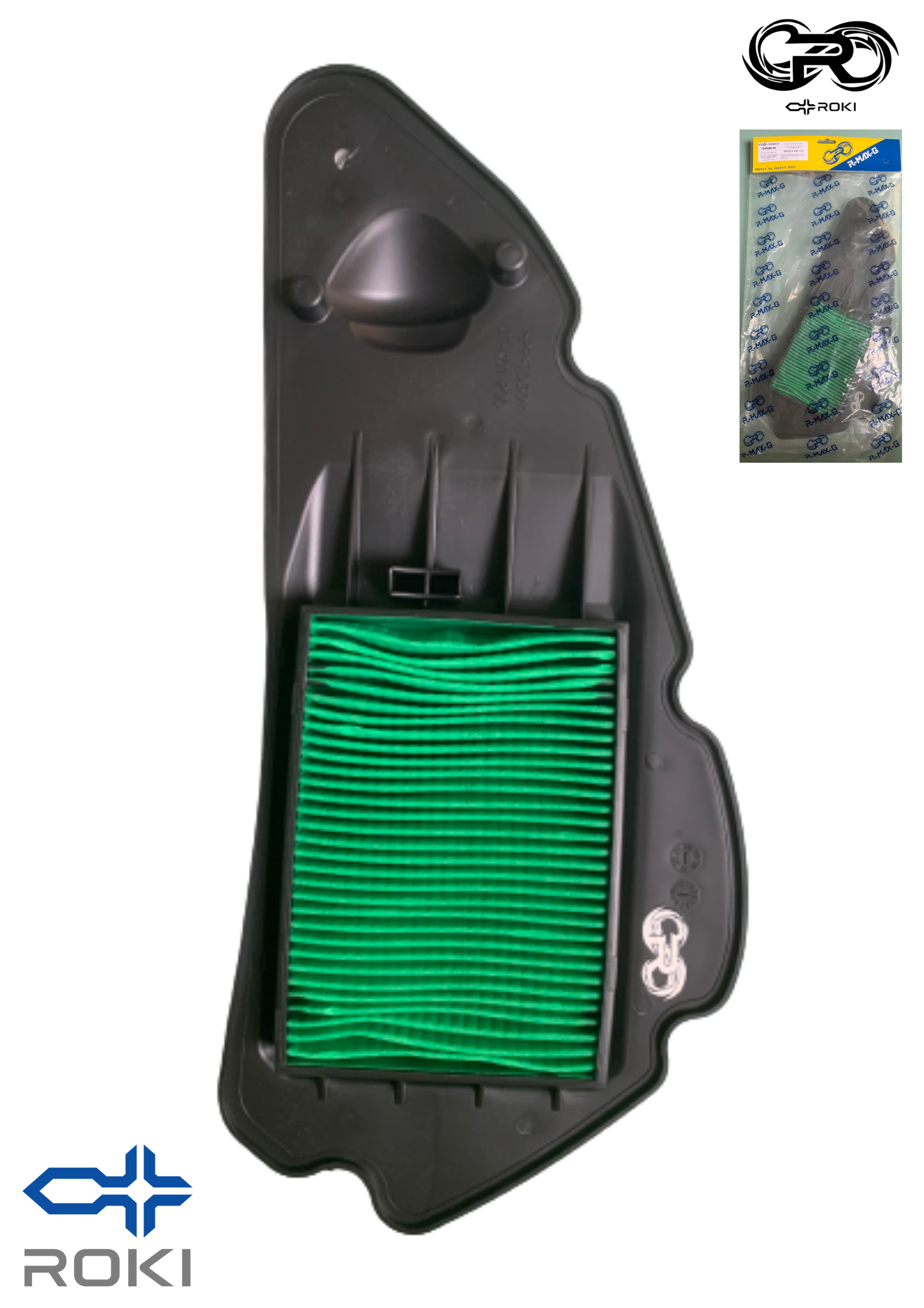 Mô tả Lọc gió R-MAX-G của ROKI JAPAN cho xe Honda SHVN125/150 (đời xe 2012-2016) - 1