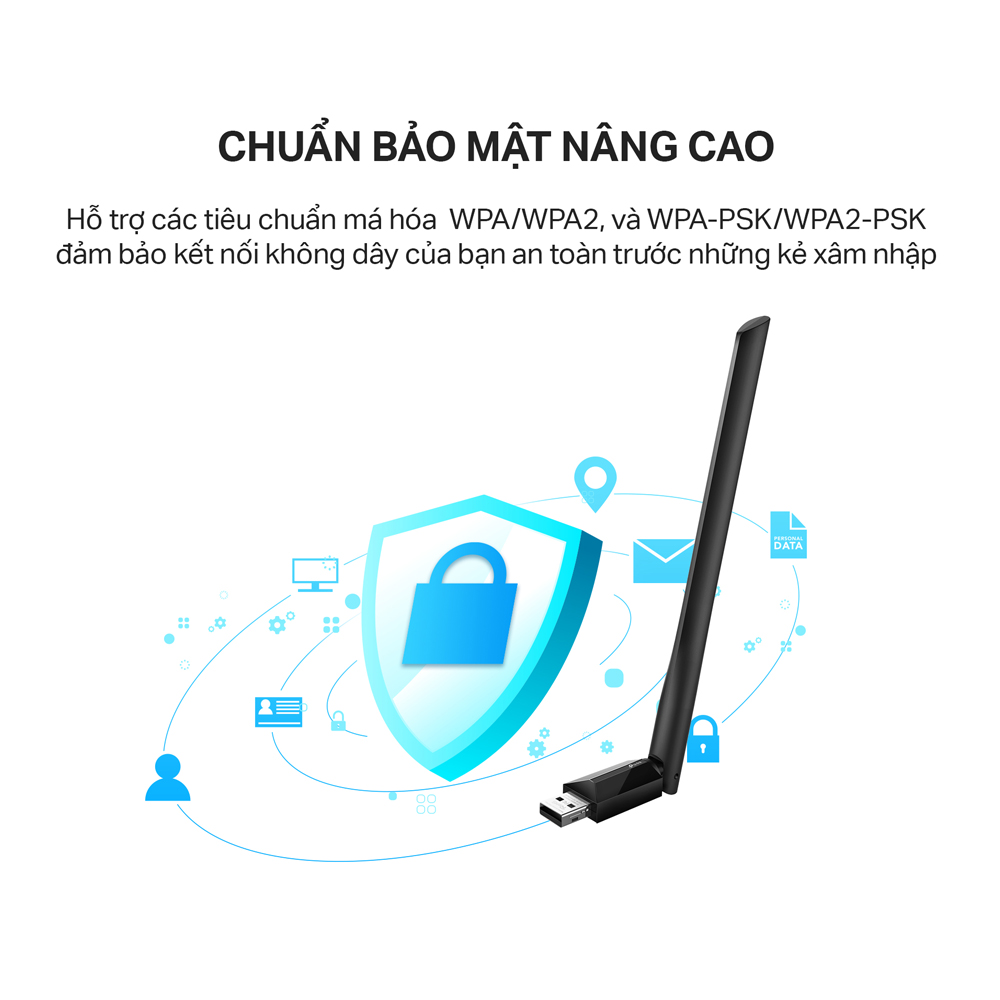 USB Wifi TP-Link Archer T2U Plus So sánh tốc độ