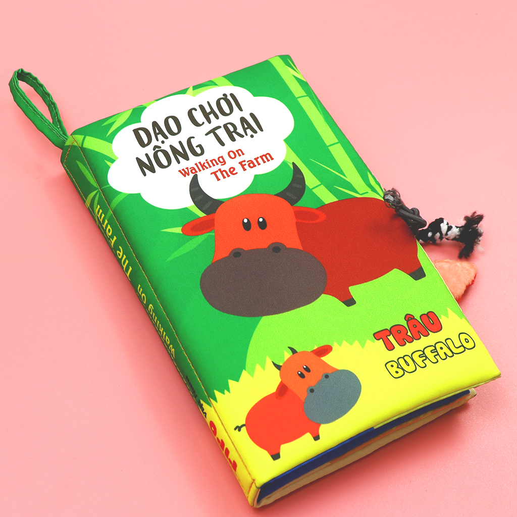 Mô tả Sách vải song ngữ đoán đuôi PiPoVietnam - 7
