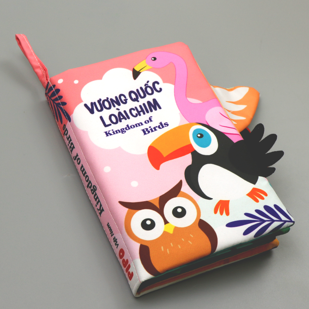 Mô tả Sách vải song ngữ đoán đuôi PiPoVietnam - 11