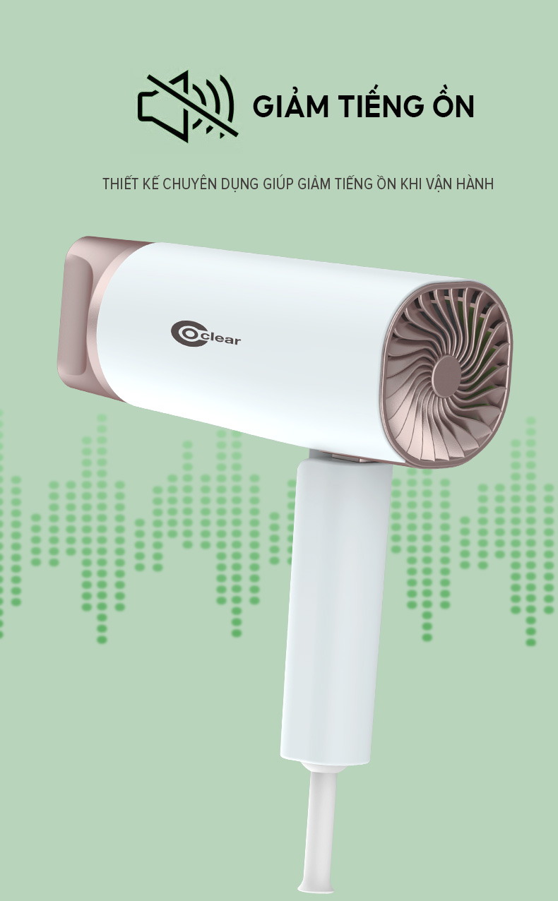 Mô tả Máy Sấy Tóc Coclear CH6289 (1800W) Chế Độ Sấy Mát Bảo Vệ Tóc - Hàng Chính Hãng - 11