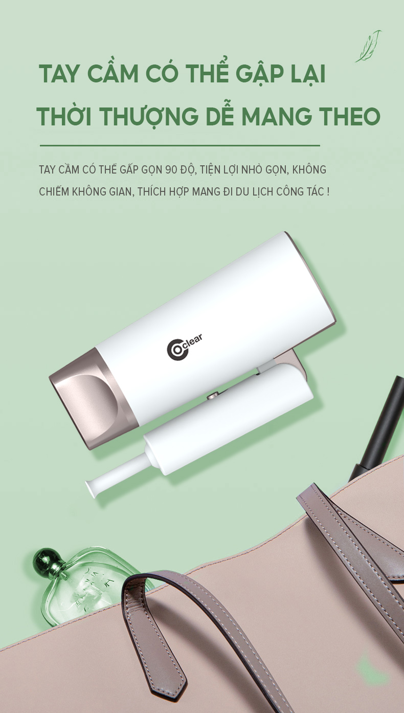 Mô tả Máy Sấy Tóc Coclear CH6289 (1800W) Chế Độ Sấy Mát Bảo Vệ Tóc - Hàng Chính Hãng - 3