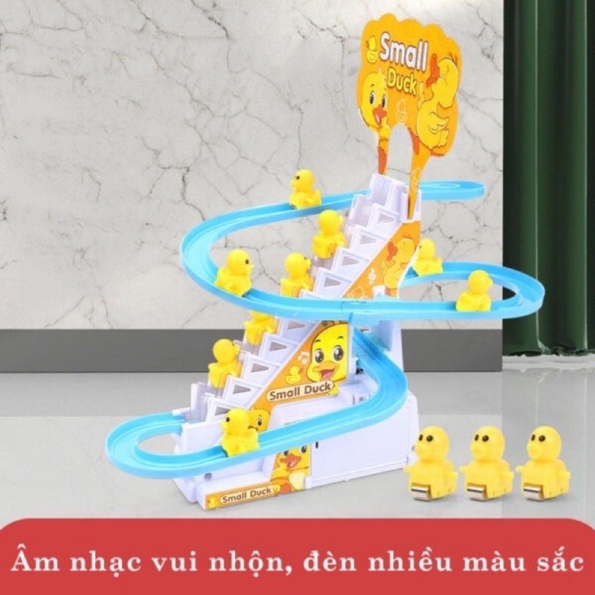 Mô tả Đồ chơi vịt leo thang có đèn có nhạc Bi's House - 1