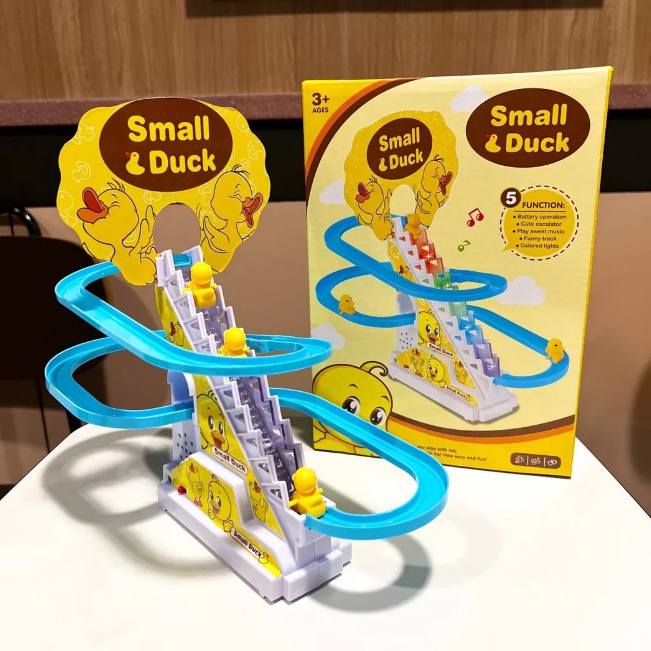 Mô tả Đồ chơi vịt leo thang có đèn có nhạc Bi's House - 2