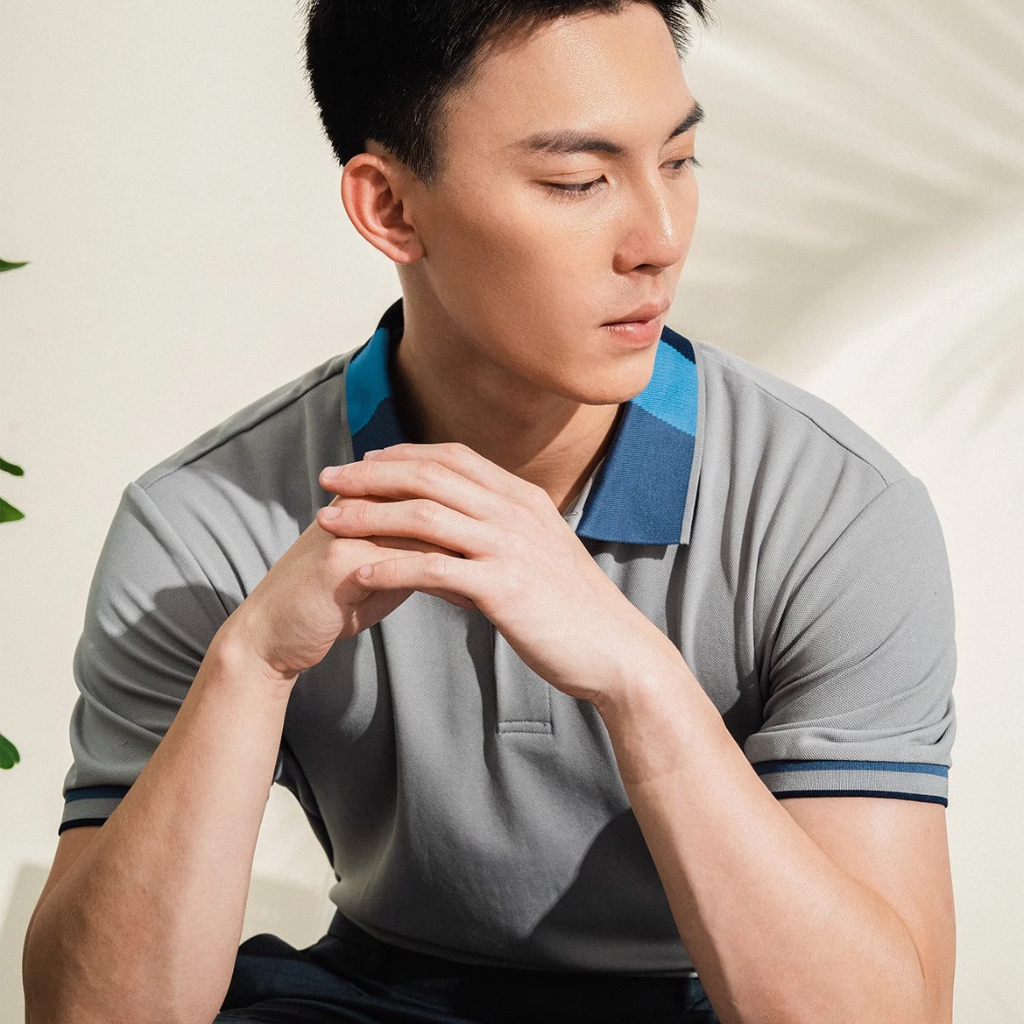 Mô tả Áo phông cổ polo cộc tay nam Phan Nguyễn, chất liệu cà phê kháng khuẩn mềm mại, thoáng mát APC.209 - 5