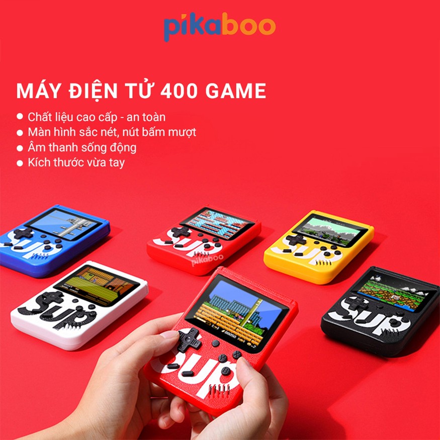 Máy game cầm tay Pikaboo - Trọn bộ sản phẩm