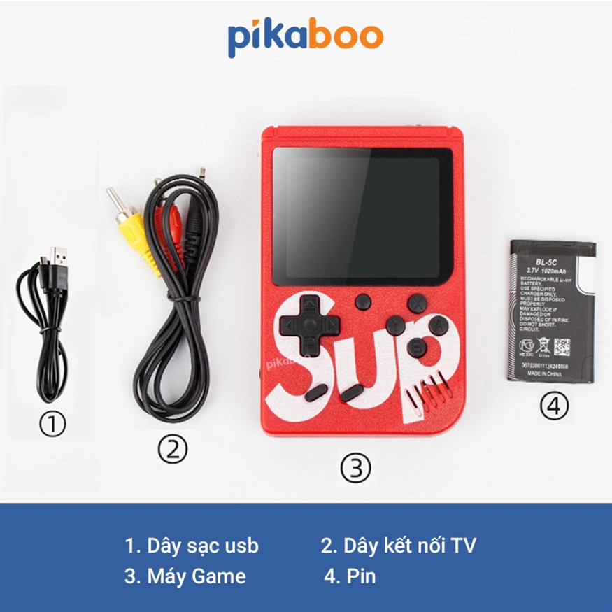 Máy game cầm tay Pikaboo - Nút bấm mượt