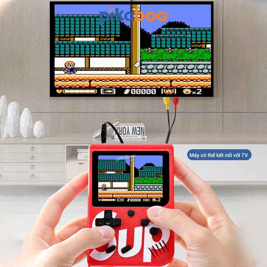 Máy game cầm tay Pikaboo - Pin bền