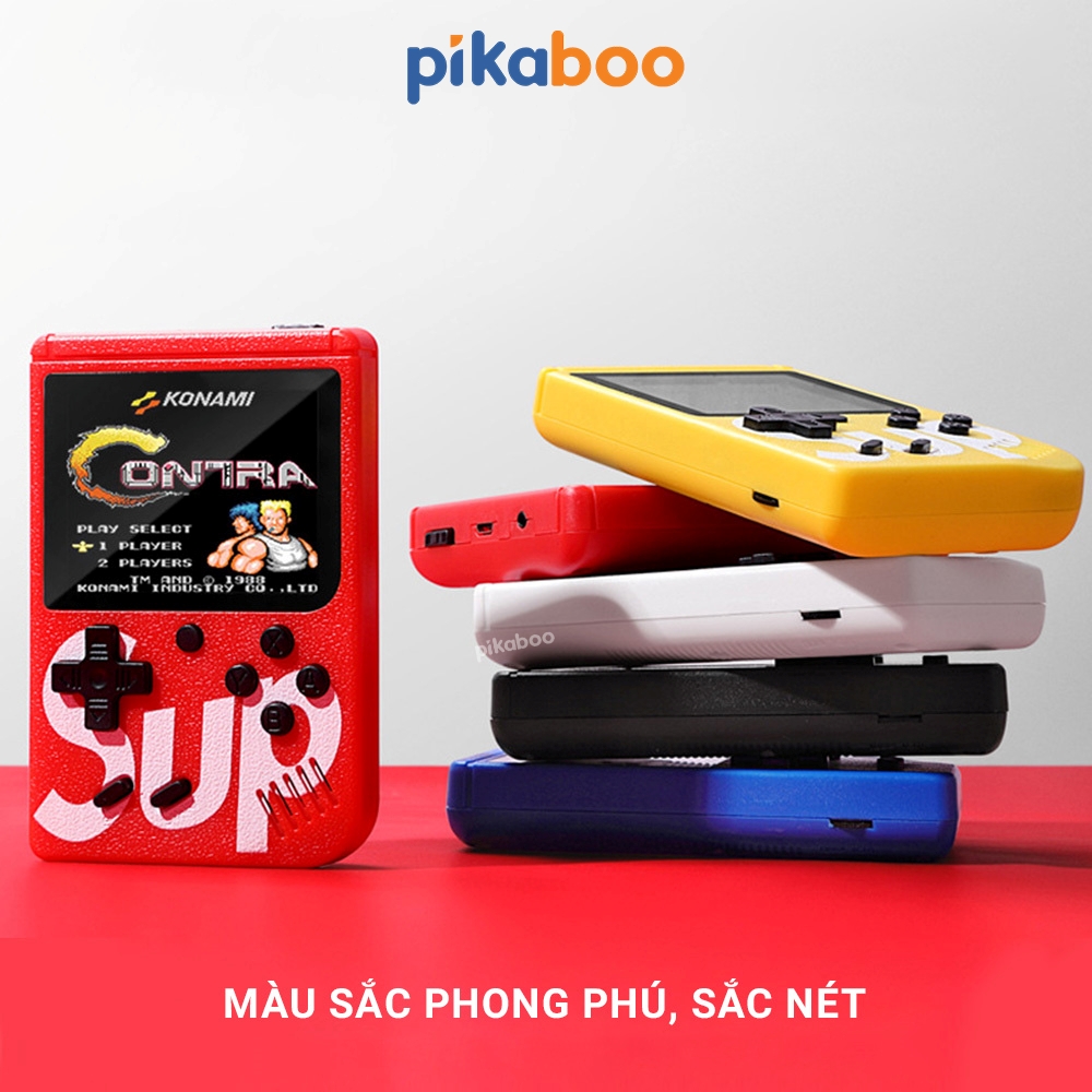 Mô tả Máy game cầm tay 400 trò chơi kinh điển Pikaboo có kết nối TV màn hình sắc nét âm thanh sống động - 7