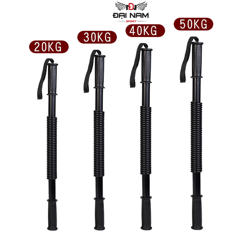 Mô tả Gậy Bẻ Lò Xo Ti Tan Lực Bẻ Từ 20KG Đến 50KG Tập Tay,Vai,Xô,Ngực Body Đại Nam Sport (Hàng Loại 1) - 3