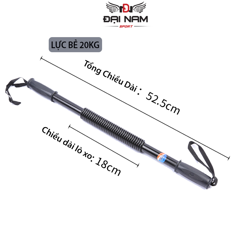 Mô tả Gậy Bẻ Lò Xo Ti Tan Lực Bẻ Từ 20KG Đến 50KG Tập Tay,Vai,Xô,Ngực Body Đại Nam Sport (Hàng Loại 1) - 6