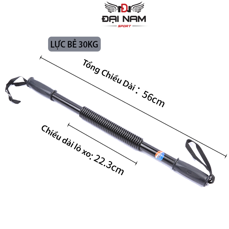 Mô tả Gậy Bẻ Lò Xo Ti Tan Lực Bẻ Từ 20KG Đến 50KG Tập Tay,Vai,Xô,Ngực Body Đại Nam Sport (Hàng Loại 1) - 7