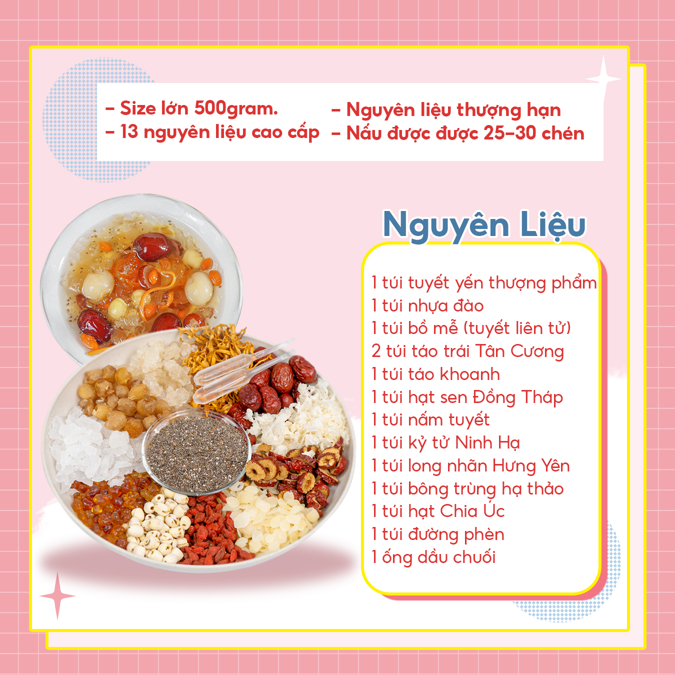 4. Cách Nấu Chè Dưỡng Nhan Truyền Thống