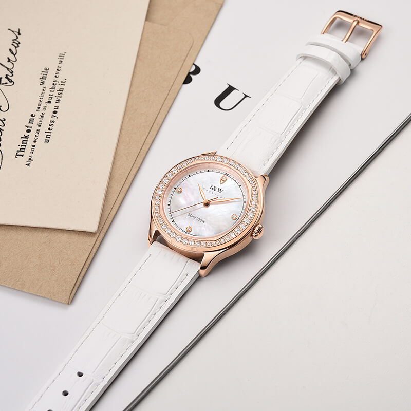 Mô tả Đồng hồ nữ chính hãng IW Carnival IW593L-3,Kính sapphire,chống xước,Chống nước30m,BH24 tháng,Máy điện tử(pin),dây da - 4