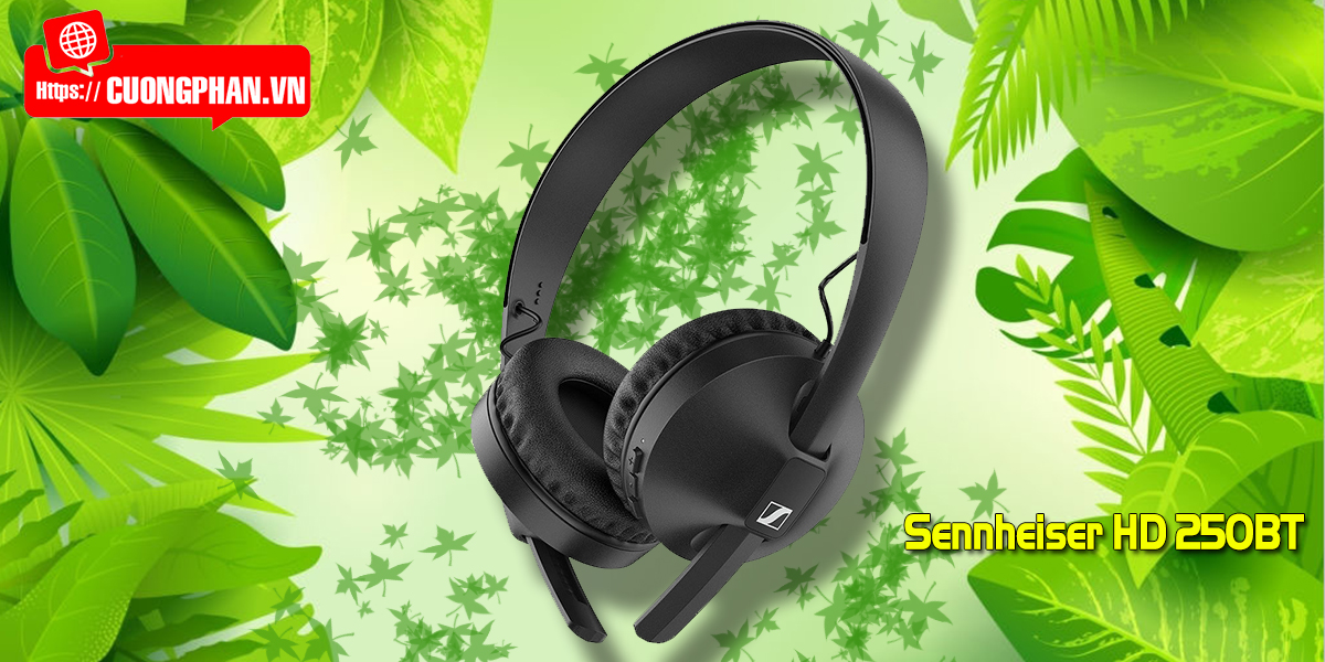 Mô tả Tai Nghe Bluetooth Không Dây Sennheiser HD 250BT - Pin 25H, Micro Đàm Thoại Tiện Lợi - Bảo Hành 24T - 1