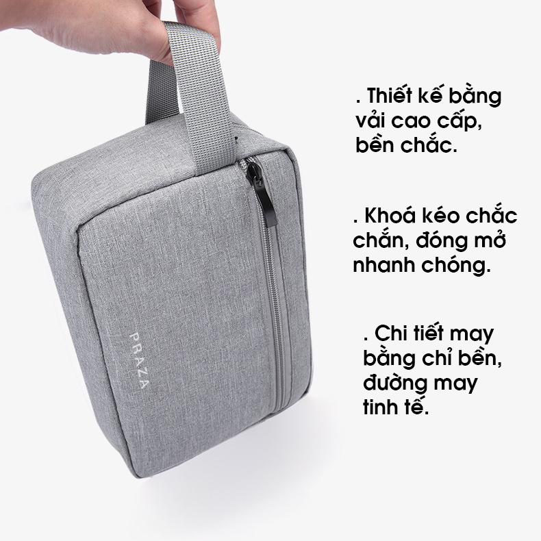 Mô tả Combo Túi Chống Sốc Laptop & Túi Đựng Phụ Kiện Công Nghệ PRAZA - TX092V08 - 3