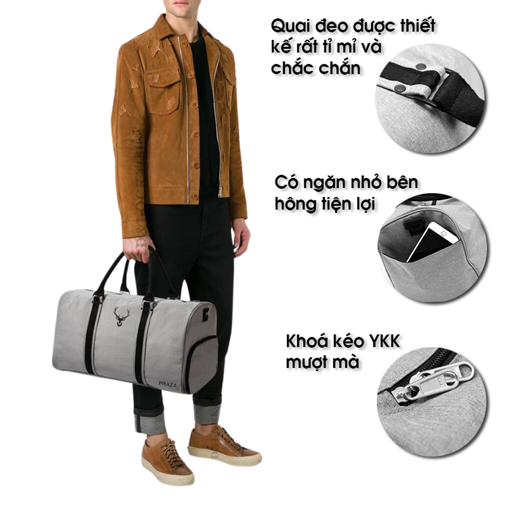 Mô tả Túi Xách Thể Thao Du Lịch PRAZA TXS0078 - 2
