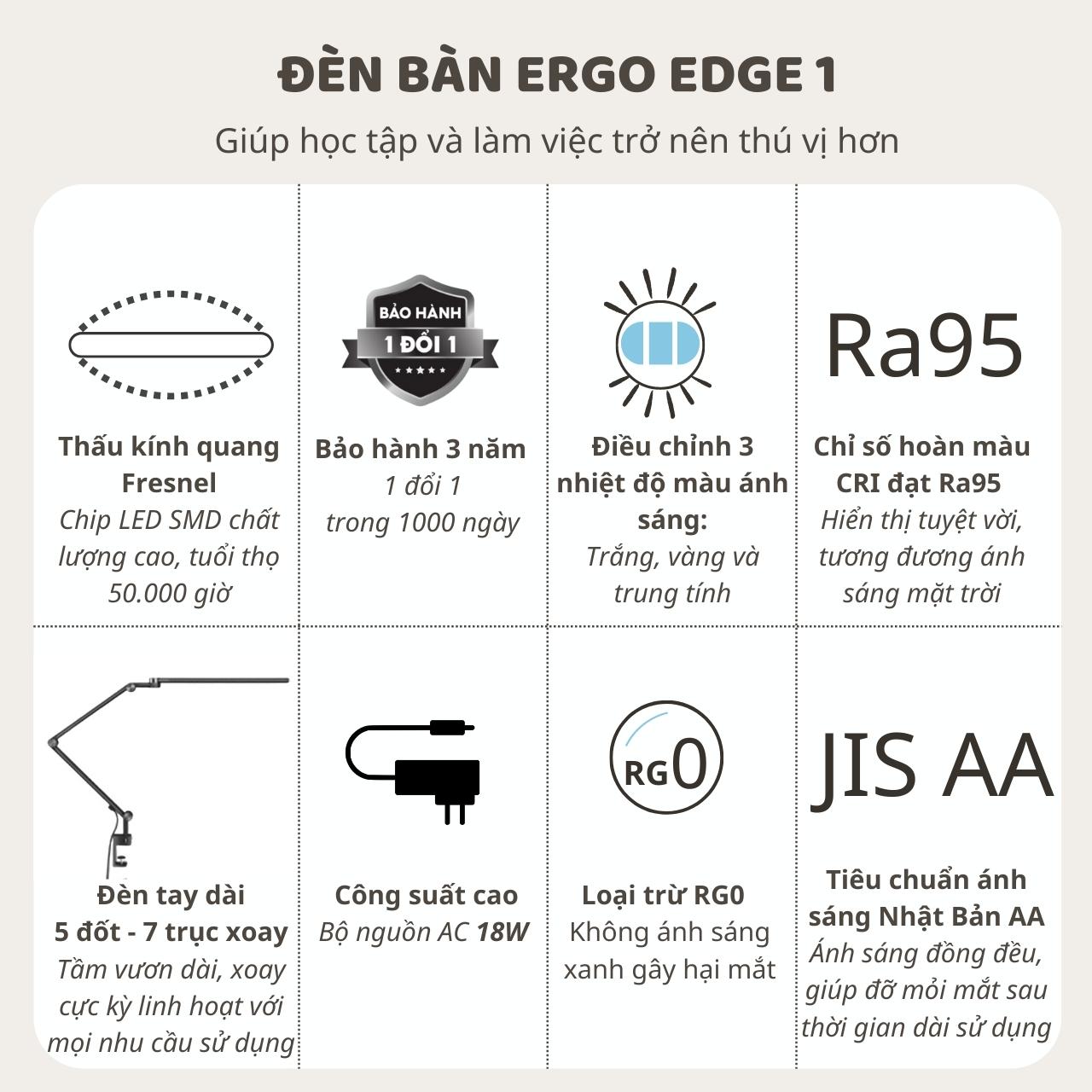 Đèn bàn DandiHome Ergo 1 - Góc nhìn 4