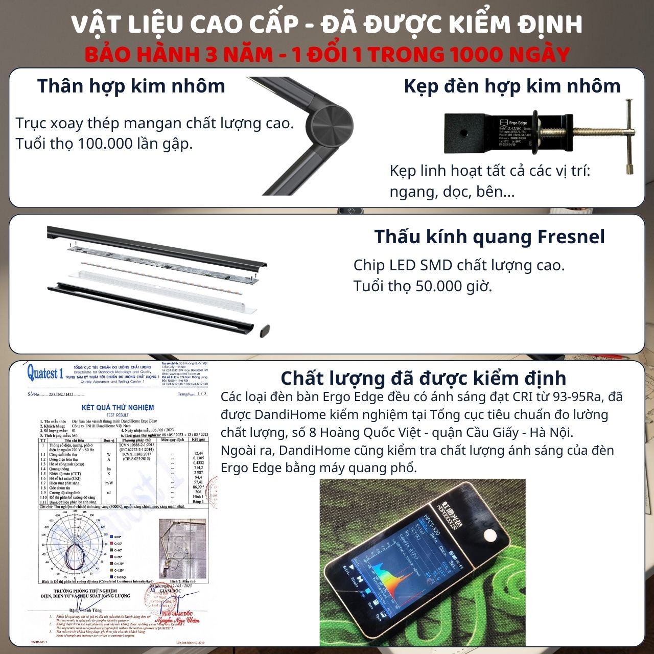Đèn bàn DandiHome Ergo 1 - Góc nhìn 12