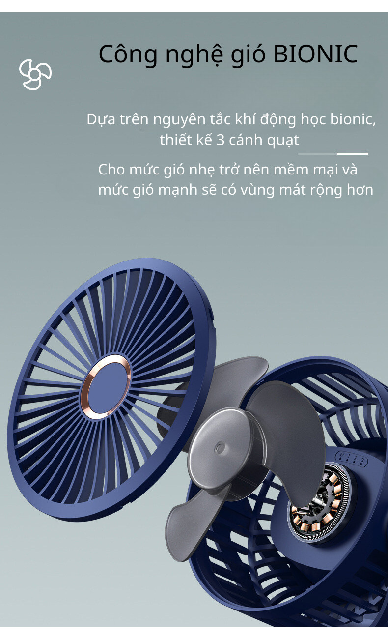 Quạt kẹp JIASHI DELADEP pin 10000mAh