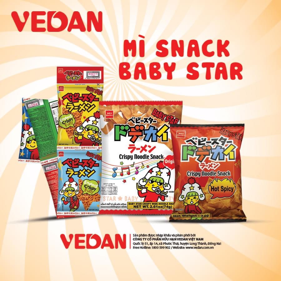 Mô tả Mì Snack BABY STAR Nhập Khẩu - 1