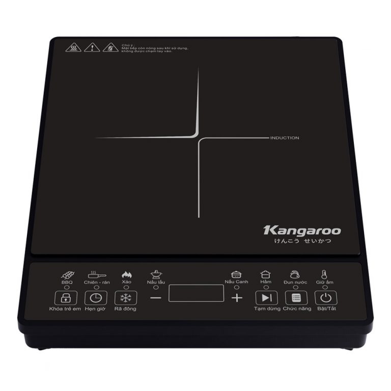 Mô tả Bếp điện từ đơn Kangaroo KG18IC1 - tặng nồi lẩu - Công suất 2000W - 1