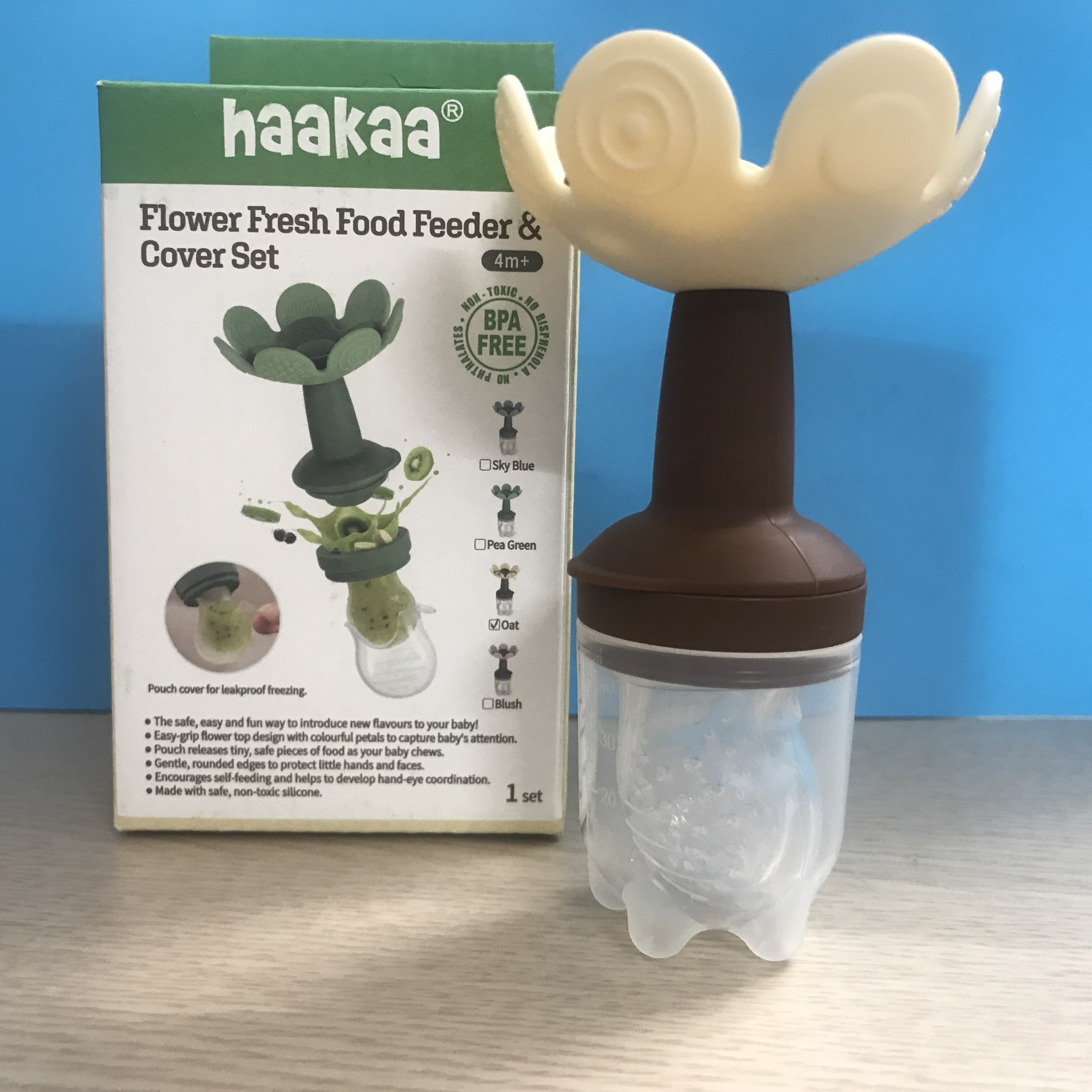 Mô tả Túi Nhai Ăn Dặm Chống Hóc Cao Cấp Cho Bé Silicone Haakaa, New Zealand. Núm Size L - 4
