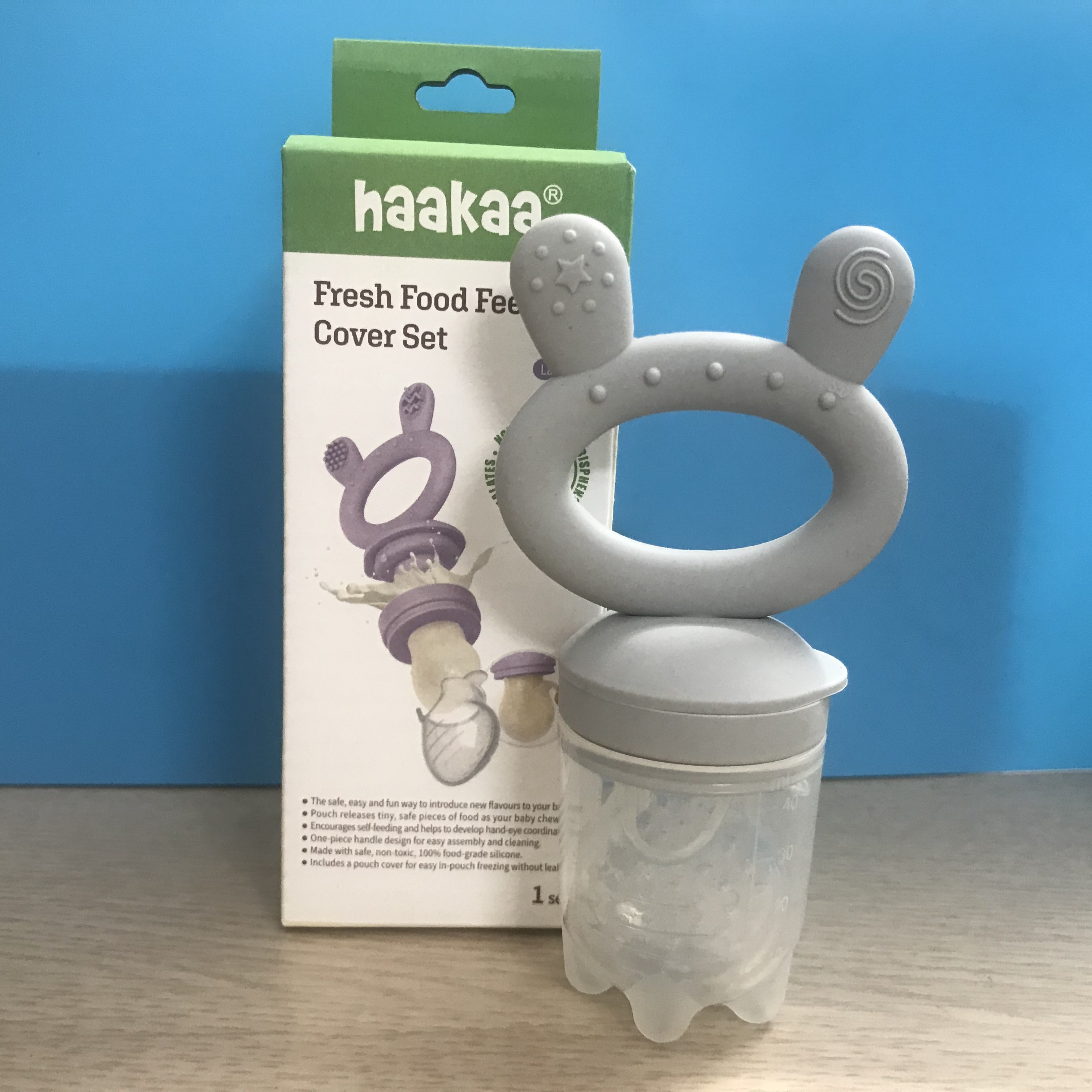 Mô tả Túi Nhai Ăn Dặm Chống Hóc Cao Cấp Cho Bé Silicone Haakaa, New Zealand. Núm Size L - 3