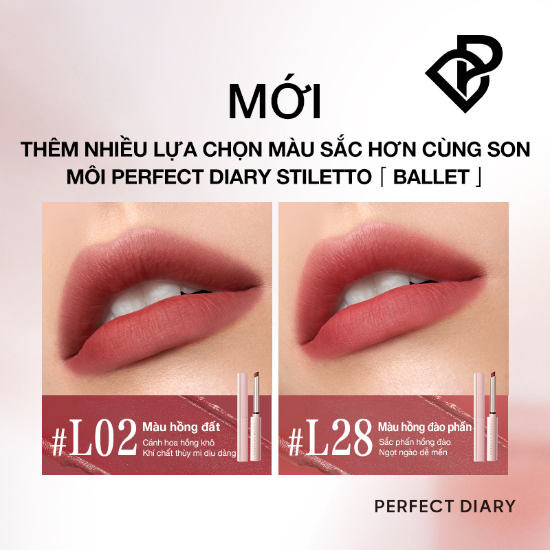 Son môi Silver Stiletto Perfect Diary dưỡng môi căng bóng Spotlight ...