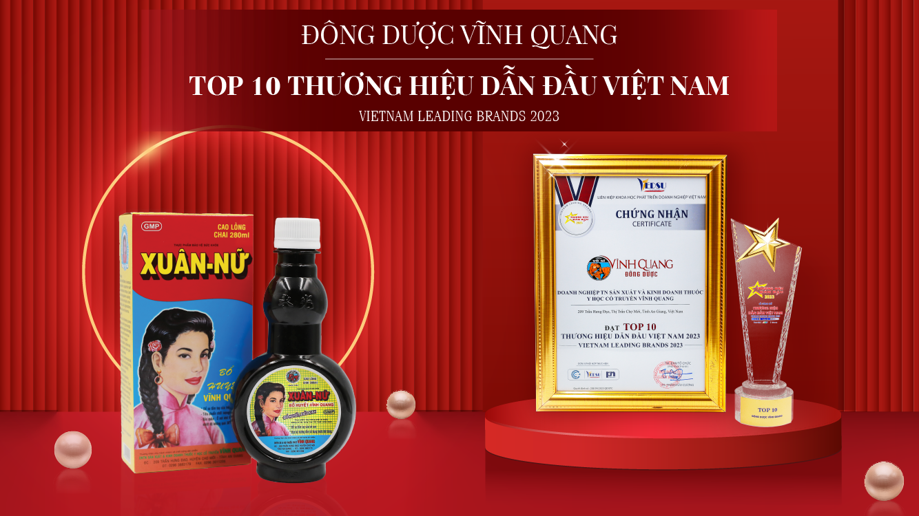 Mô tả Combo 12 chai Xuân Nữ Bổ Huyết VĨNH QUANG 280ml - Điều hòa kinh nguyệt, liệu trình dễ đậu thai - 2