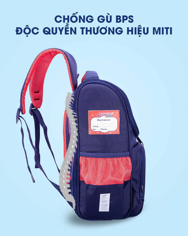 Mô tả CẶP HỌC SINH CHỐNG GÙ CHO BÉ TIỂU HỌC THƯƠNG HIỆU MITI C11072M - 9