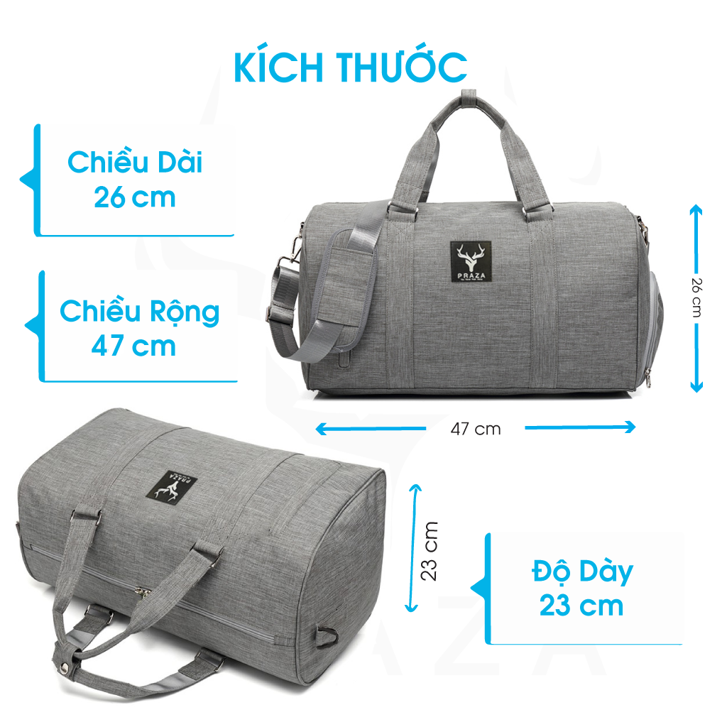 Mô tả Túi Xách Du Lịch PRAZA Size Lớn TX082 - 1