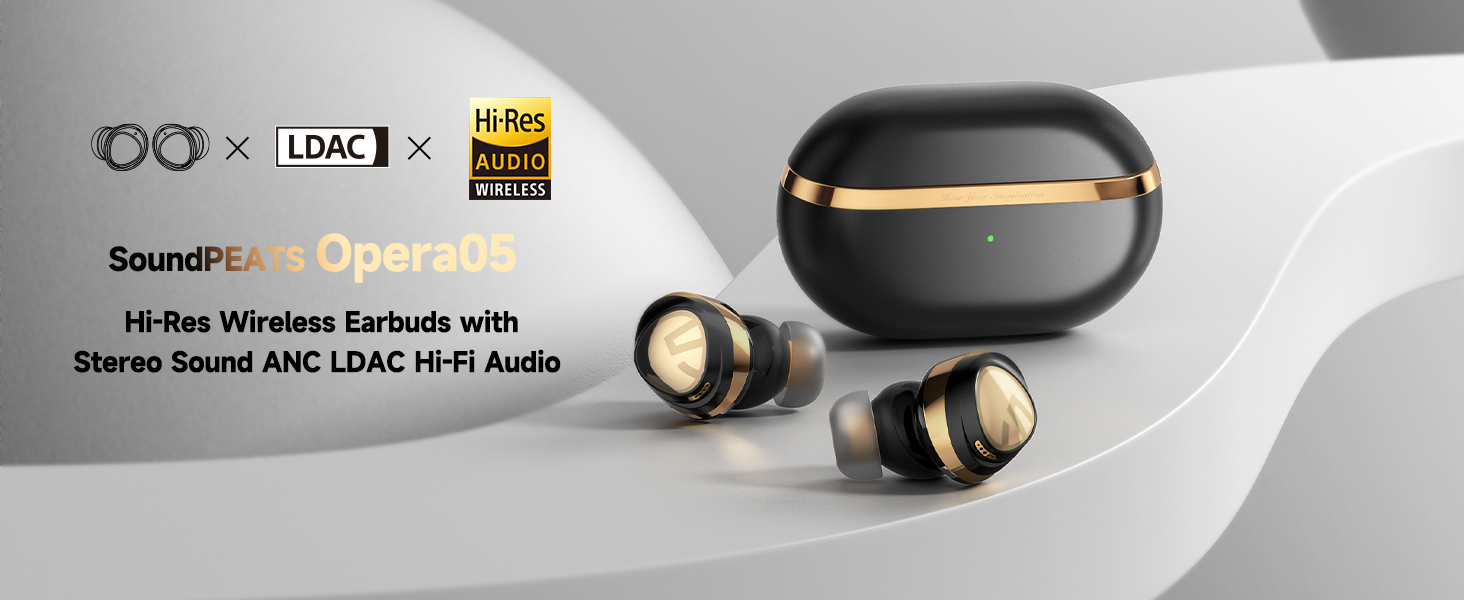 Tai Nghe True Wireless SoundPEATS Opera 05 LDAC Hires Audio Bluetooth 5 ...