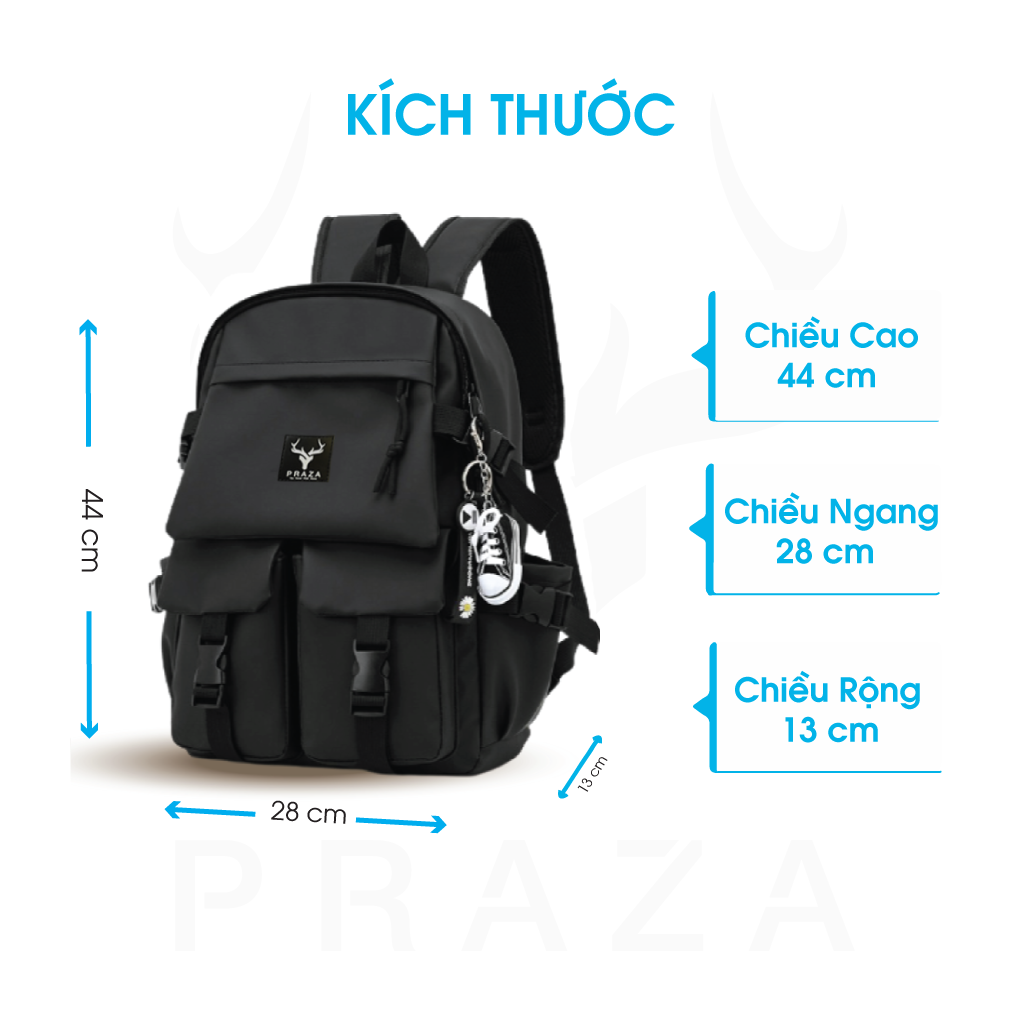 Mô tả Balo Praza Ulazzang Thời Trang Hàn Quốc BLS0188 - 1