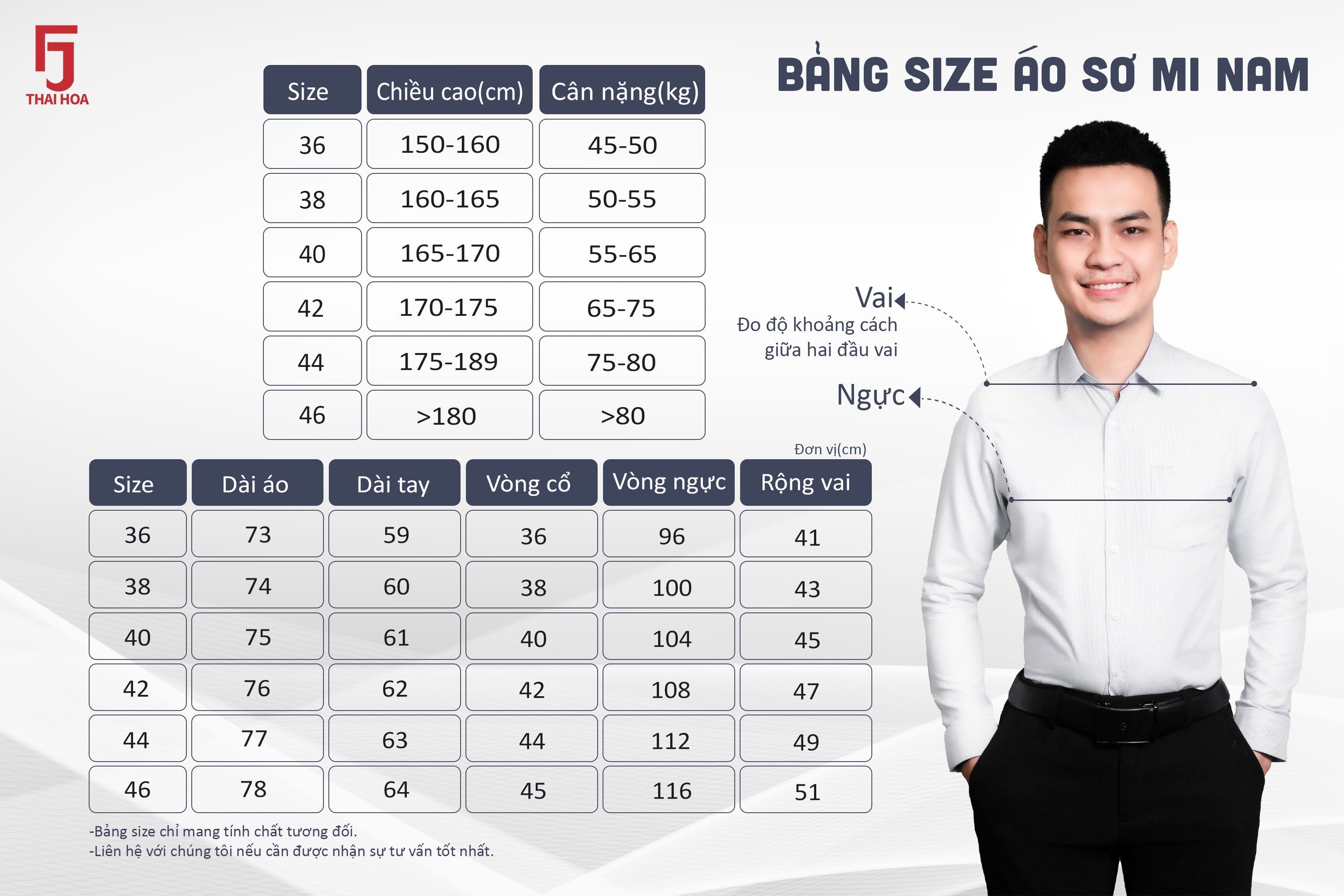 Mô tả Áo sơ mi nam 23ASM-990 ngắn tay trơn dáng suông chất liệu sợi tre nhiều màu Thái Hòa - 7