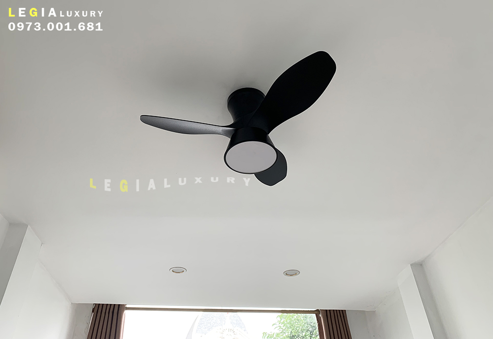 Mô tả Quạt trần chung cư mini LGFAN740 | Quạt trần cổ ngắn cho bàn ăn, phòng ngủ đẹp, nhỏ gọn 2024 - 7