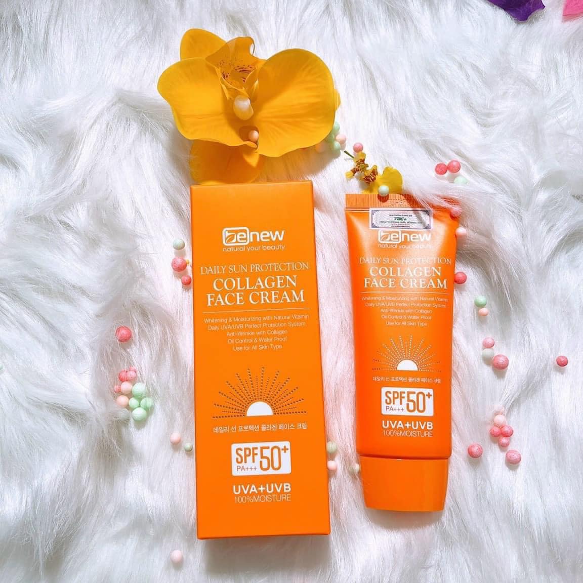 Mô tả Kem chống nắng cao cấp dành cho da mặt Benew Collagen Sun Cream 70ml - 2