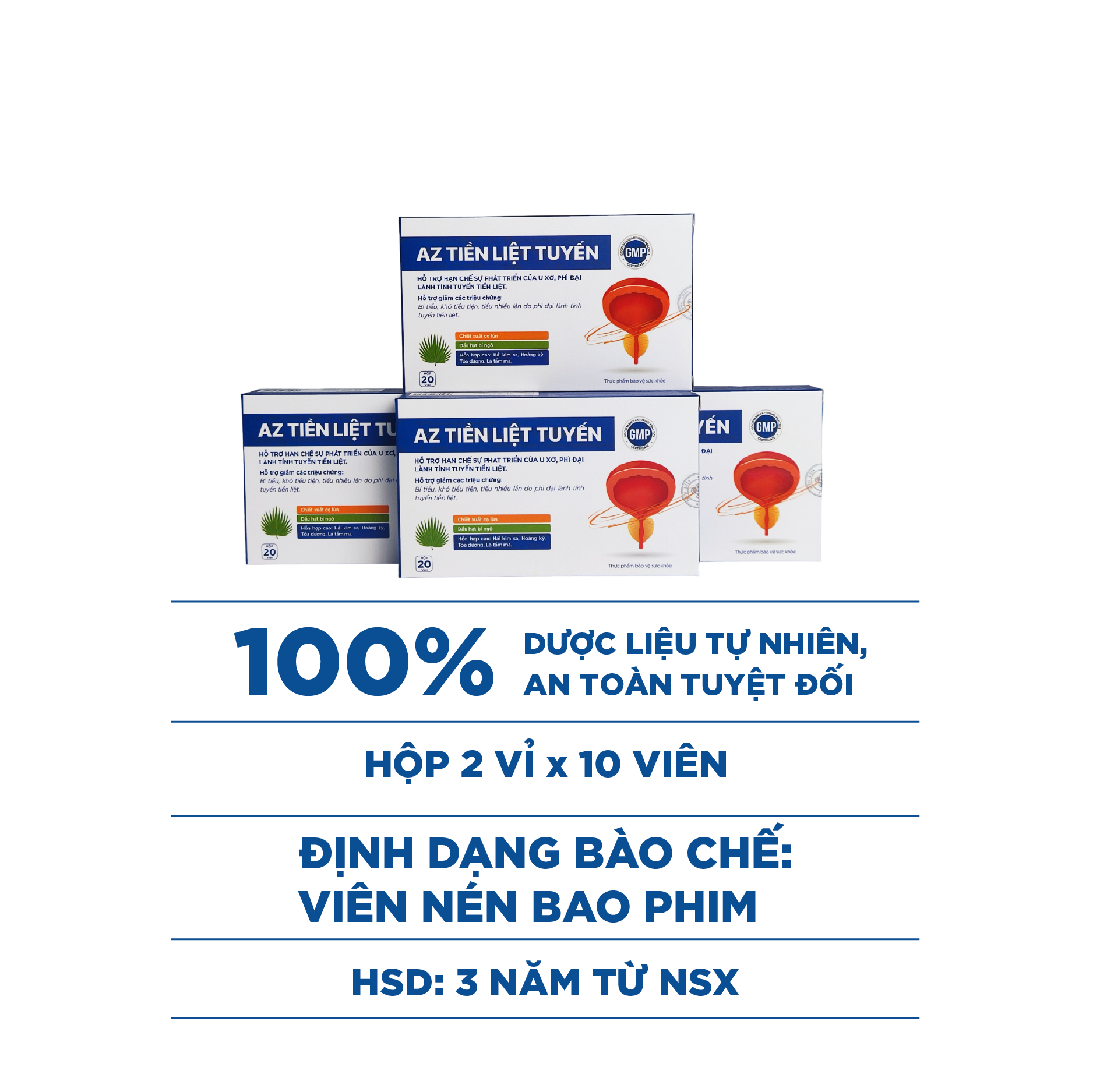 Mô tả Viên Uống Hỗ Trợ U Xơ Tuyến Tiền Liệt, Tiểu Khó, Tiều Đêm, Tiểu Nhiều Lần ở nam giới - Zlove - 5