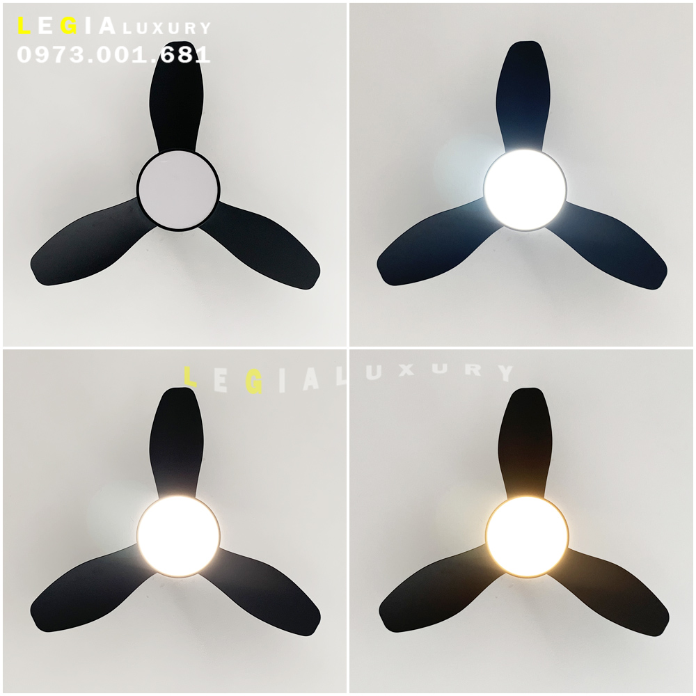 Mô tả Quạt trần chung cư mini LGFAN740 | Quạt trần cổ ngắn cho bàn ăn, phòng ngủ đẹp, nhỏ gọn 2024 - 8