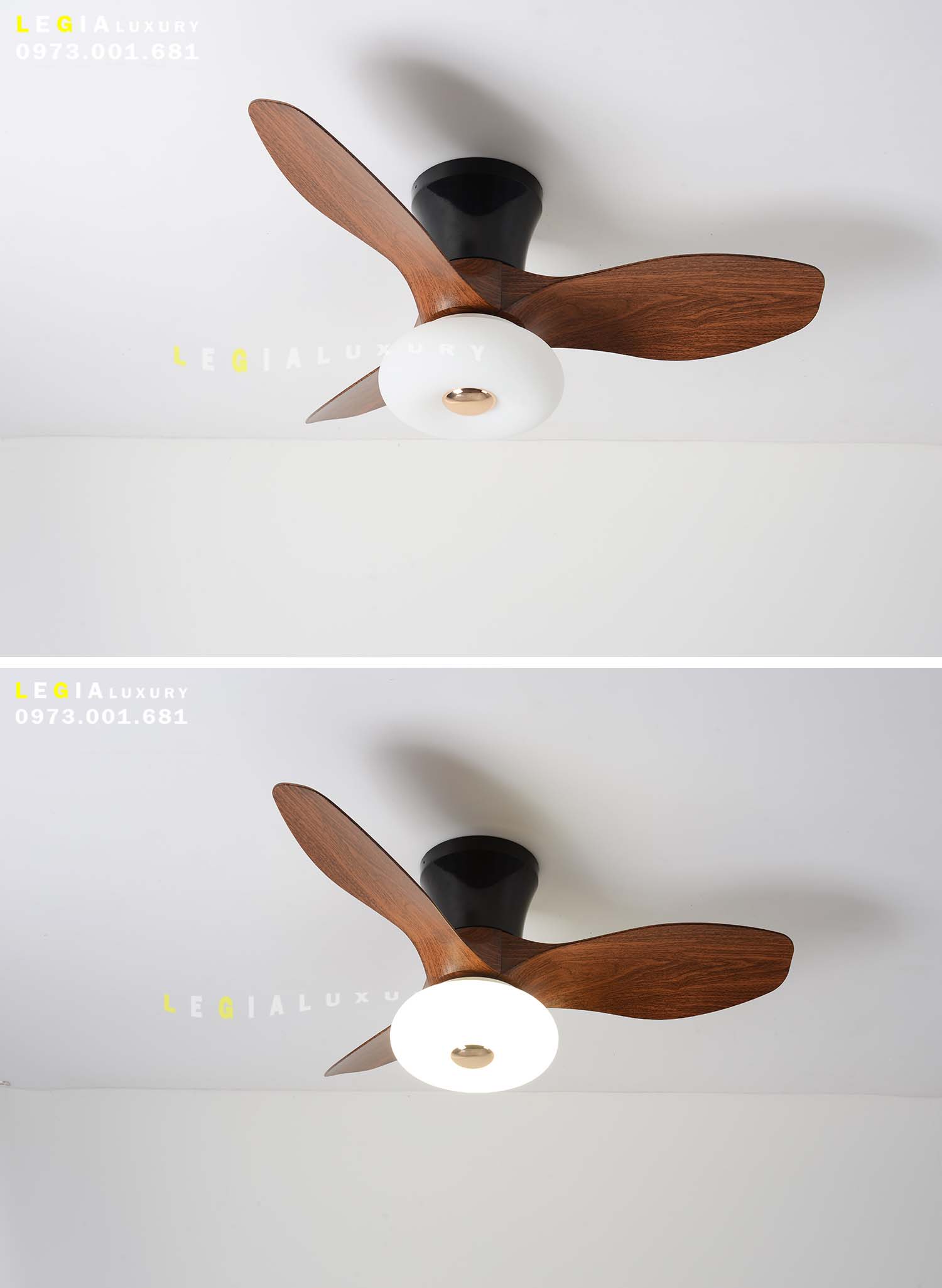 Mô tả Quạt trần chung cư mini LGFAN740 | Quạt trần cổ ngắn cho bàn ăn, phòng ngủ đẹp, nhỏ gọn 2024 - 4