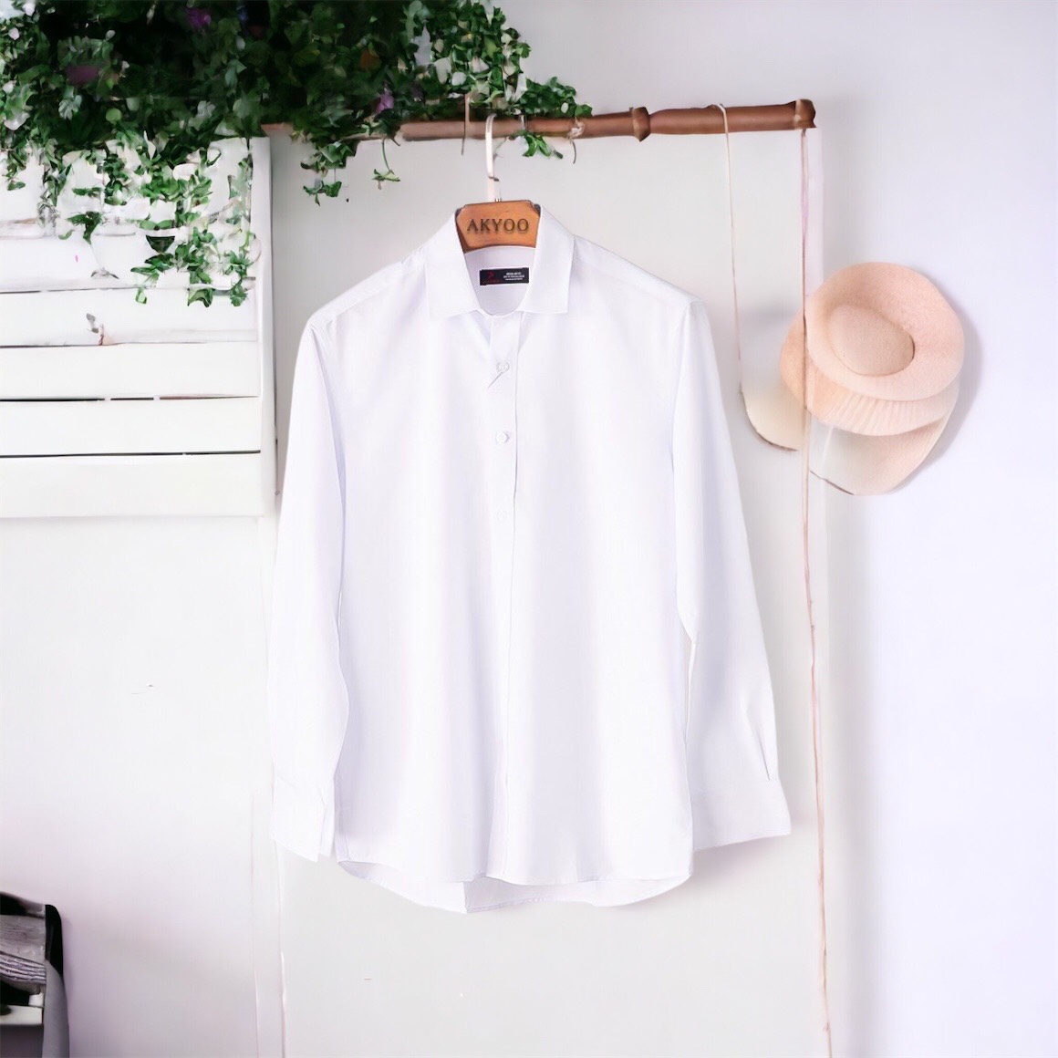 Chi tiết tay áo sơ mi AKYOO