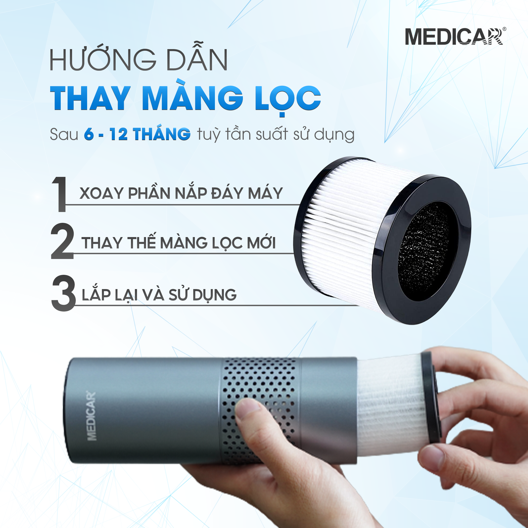 Cấu tạo màng lọc Medicar
